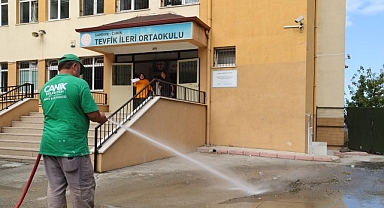 Canik Belediyesi Okulları Yeni Eğitim Yılına Hazırlıyor