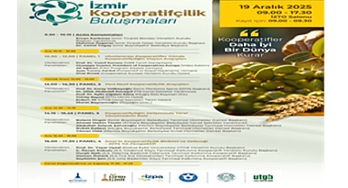 İzmir Kooperatifçilik Buluşmaları 19 Aralık’ta