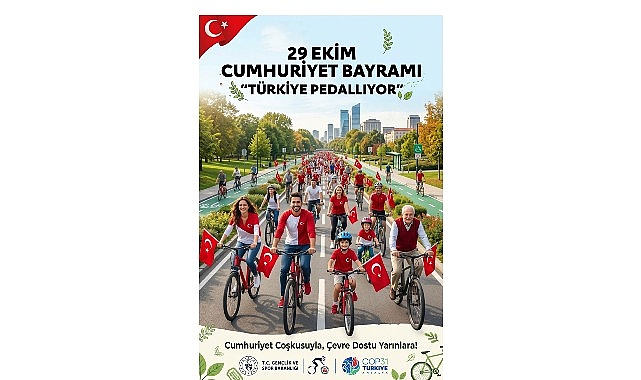 29 Ekim’de 81 İlde “Türkiye Pedallıyor!”