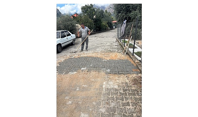 Kemer’de altyapı çalışmaları devam ediyor